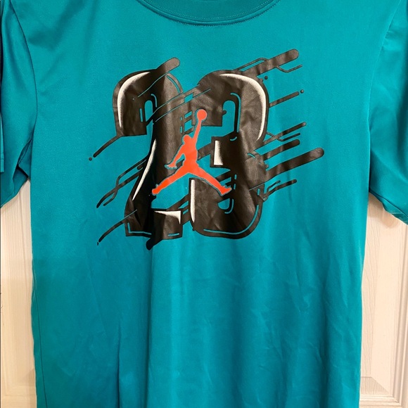 Jordan Other - Jordan Teal Black Dri-Fit Short Sleeve T-shirt Size Large